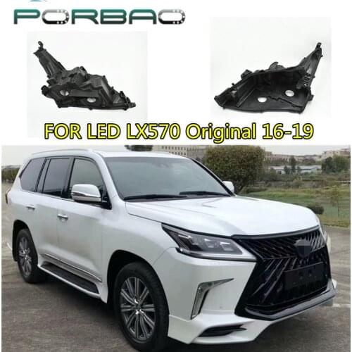 Headlight housing base For LED LX570 2016 2017 2018 2019 Car rear base Replacement Headlight back base