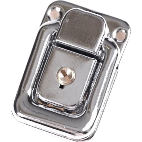 Spring Latch Catch Toggle Locks Mild Steel Hasp For Sliding Door Window Hardware J402 Cabinet Box Square Lock With Key