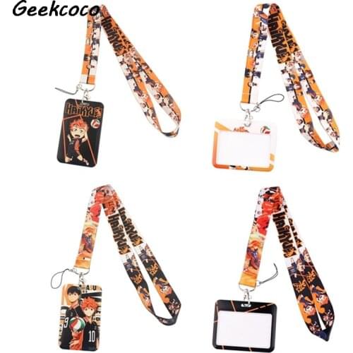 J2699 Anime Volleyball boy Phone Lanyard Keychain Lanyards for keys Badge ID Fashion Neck Straps Accessories Gifts