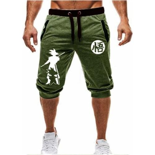 Brand new Mens gym shorts Run jogging sports Fitness bodybuilding Sweatpants male workout training Brand Knee Length short pant