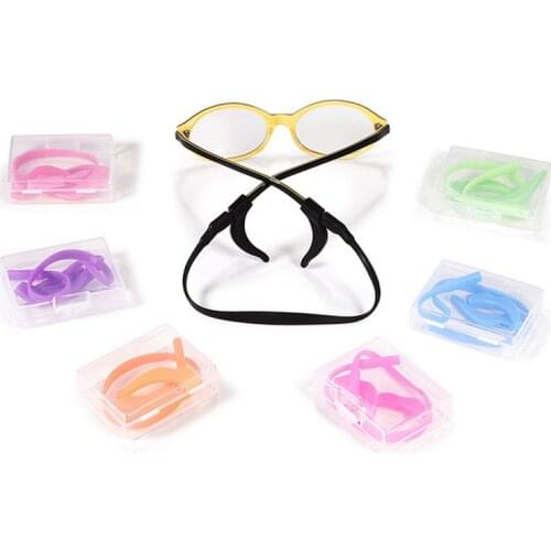 Glasses Ear Hook Silicone Eyeglasses Straps Sunglasses Chain Sports Anti-Slip String Glasses Ropes Band Cord Holder Accessories