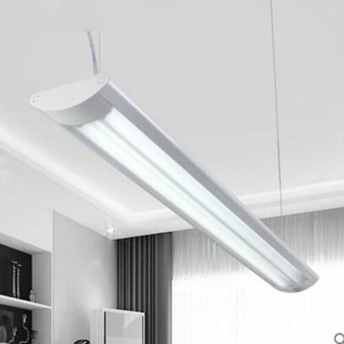 Led fluorescent lamp full set of t8 dual stripe bracket lamp hanging dual-use office LED office lighting fixture led lamps light