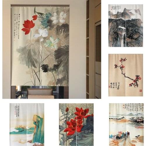 Bedroom Fabric Curtain Kitchen Partition Curtain Shelter Door Curtain Home Decoration Half Panel Curtain Blackout Curtain