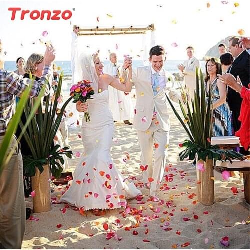 Tronzo 100pcs Silk Rose Petals Wedding Decoration Table Confetti Artificial Fabric Silk Flower Wedding Birthday Party Supplies