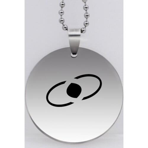 Ufine eye ball jewelry dad gift pendant army card comet star stainless steel customed necklace N4491