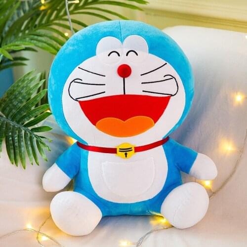 Zqswkl 25/35/50/70cm doraemon doll plush toy cat cartoon gift for girls birthday gift sofa cushions decorative pillow home toys