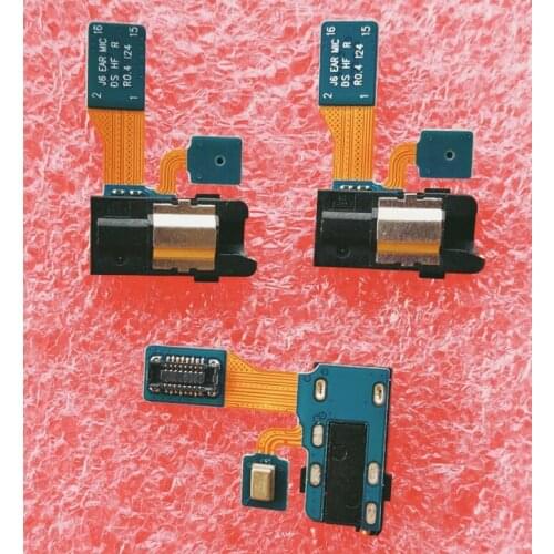 20--100PCS, for Samsung A6 2018 A600 A600F & J6 J600 J600F J8 J810 Headphone Audio Jack Earphone Flex Cable with Microphone Mic