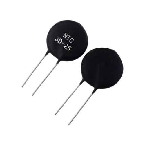 10PCS/LOT Ntc3d-25 negative temperature thermistor piece diameter 25 3 OhMF72 negative temperature coefficient