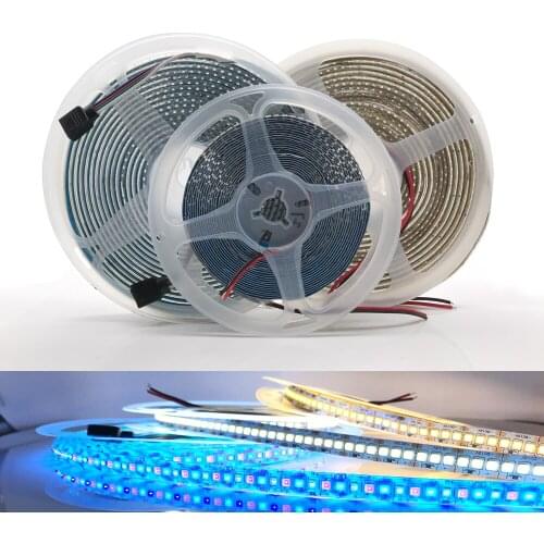 12 V Volt LED Strip Light 5M 2835 SMD 300 600 1200 2400 Led Chips White Warm White LED 12V Strip Tape Lights For Room Bedroom