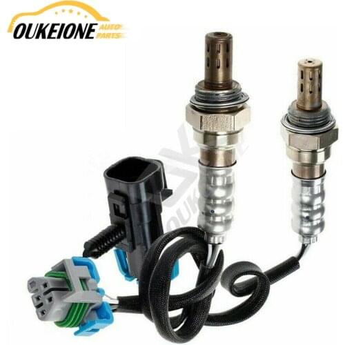 2pcs Oxygen Sensor Upstream Downstream for 2008 2009 2010 Pontiac G6 2.4L 4 Speed Front Rear 234-4242 234-4250 Replacement parts