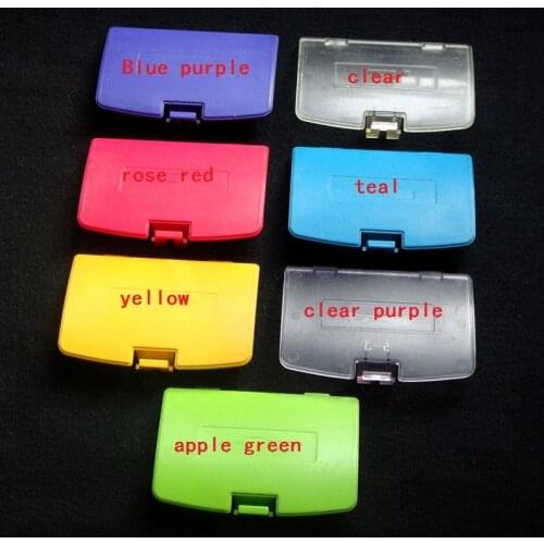 2pcs Battery Cover For Nintendo Game boy Color GBC Battery Cover Pack Back Door Shell Replacement