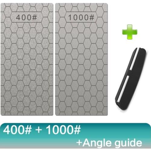 3/4Pcs Diamond Knife sharpener Sharpening Stone Grit 400-1200# Apex edge Grindingstone with Angle guide Whetstone Honing tool