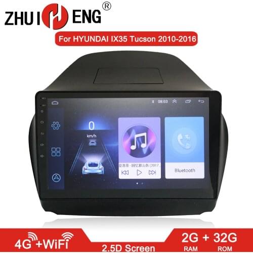ZHUIHENG 2G+32G Android 8.1 Car radio for HYUNDAI IX35 Tucson 2010-2016 car dvd player gps navi car accessories 4G internet