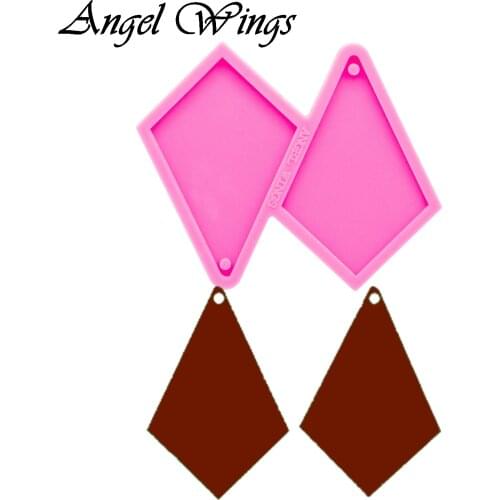 Shiny Kite Shape Earrings Silicone Epoxy Resin Molds Decorative Craft DIY Mold Girl Trinket Fashion Jewelry DY0314