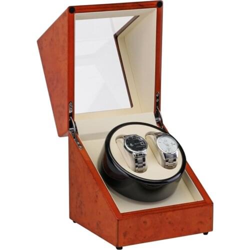 Wood Automatic Watch Winder Machine Holder Display For Mechanical Watch Motor Shaker Winding Box High Class Watches Box Battery