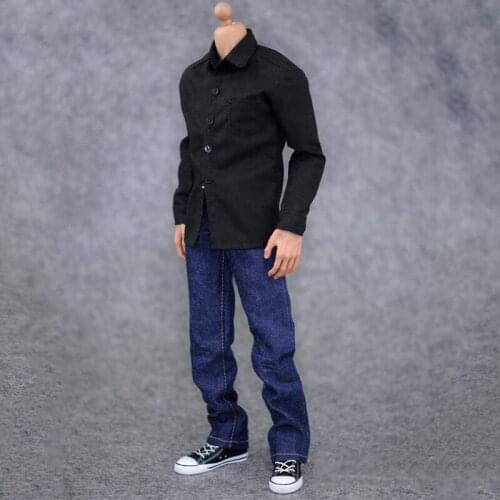 1/6 Action Figure Mens Clothing Set Model Shirts and Pants for 12 Inch Male Doll Toy Model Accessories
