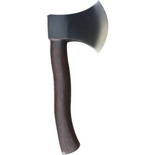 28cm Outdoor Hunting Camping Survival Game Fire Axe Prank Joke Cosplay PU Foam Axe Halloween Party Props Adults Children Toys