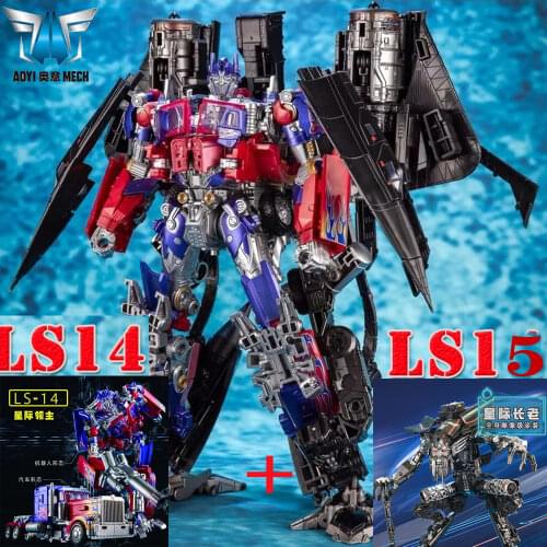 AOYI Transformation toys LS14 Star Leader LS11 Behemoth LS12 Airplane LS15 Star Elder LS13 optimus Action Figure Robot Toys Gift