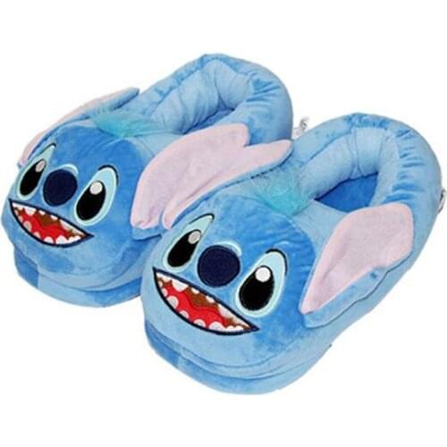 Cute Blue Slippers 35-42 One Size Kigurumis Onesies Cartoon Anime Shoes Festival Home Sneakers Adult Boy Girl Foot Wear