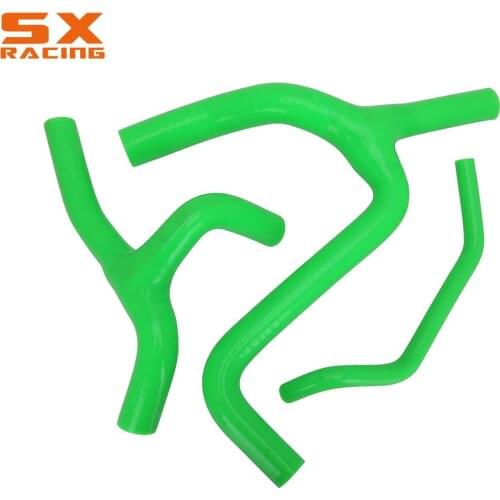 Motorcycle Water Pipe Silicone Radiator Coolant Hose For KAWASAKI KXF450 KX450F KXF 450 2009 2010 2011 2012 2013 2014 Dirt Bike