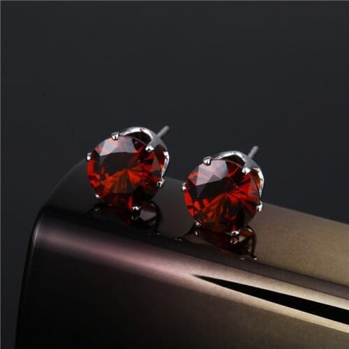 Zircon Claw Mens Womens Trend Zircon Crystal Jewelry 2021 Trendy Promotion Earrings for Girls European Party