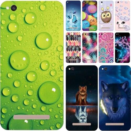 Soft Phone Case for Xiaomi Redmi 3X / 3S / 3 Pro Prime Cases Panda Funda Colorful Flower Silicone TPU Back Cover Shell