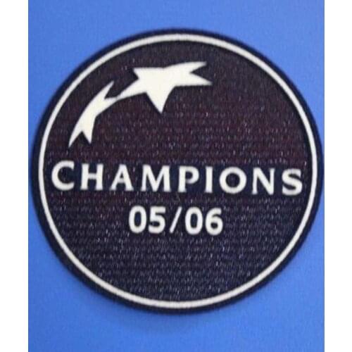 Football Patch 04/05 05/06 06/07 07/08 Soccer Champions Patch Heat Transfer Flocking Badge