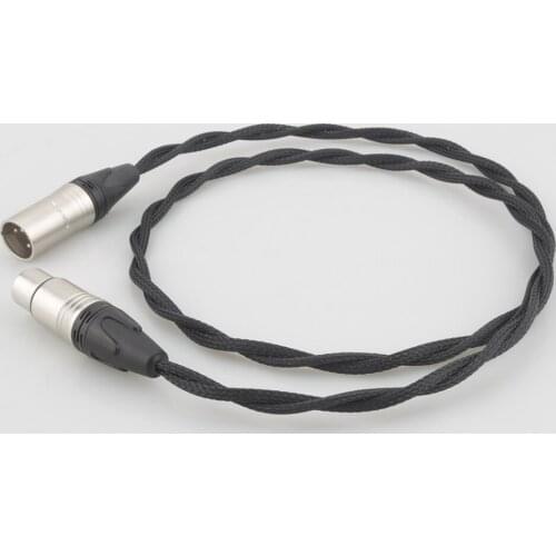 New Audiocrast 4-Pin XLR (Balance) Male to 4-Pin XLR (Balance) Female Extension Cable, Headphone Extension Cable, Audio Cable