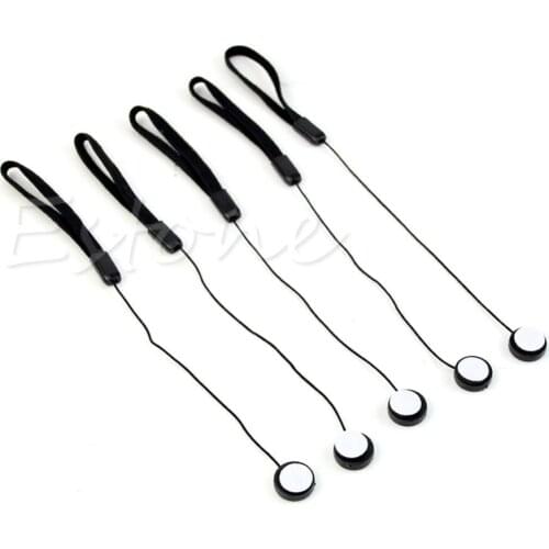 OOOTDTY 1pc Lens Cover Cap Keeper Holder Rope for Nikon Canon Sony Pentax Fuji Panasonic