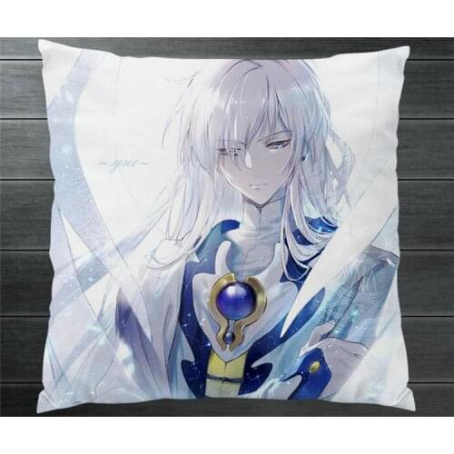 Cardcaptor Sakura Clear Card Yukito Tsukishiro Two Side 40x40cm Pillowcase Pillow Case Cover Cosplay Gift BED/SOFA/CAR Decor P2