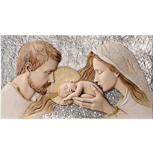 Religious family Pattern Diamond Embroidery DIY Needlework 5D diy Diamond Painting Cross Stitch Full Drill Rhinestone Painting