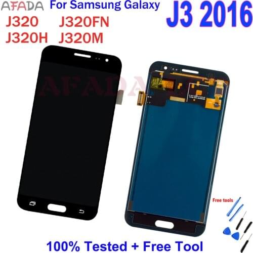 LCD SM-J320FN/F/M/H/DS For Samsung Galaxy J3 2016 J320 J3 2015 J300 LCD Display Touch Screen J320F J320FN J320H J320M J3 LCD