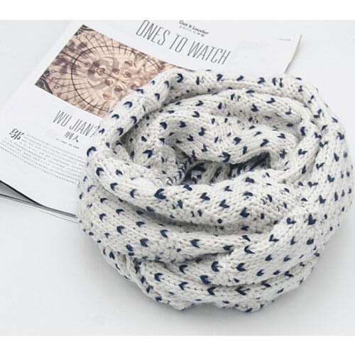 Chunky Circle Knitted Scarf Warm Winter Thick Women Loop snood Scarf Ring Acrylic Yellow Neckerchief For Lady 2020 New Fashion