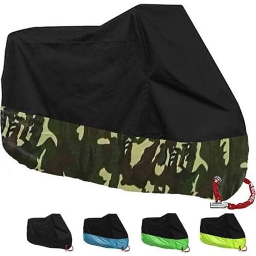Motorcycle Cover Universal Biker Cover Waterproof Moto Motorbike Cover Dustproof Moto Protection Indoor Outdoor Camouflage S-4XL