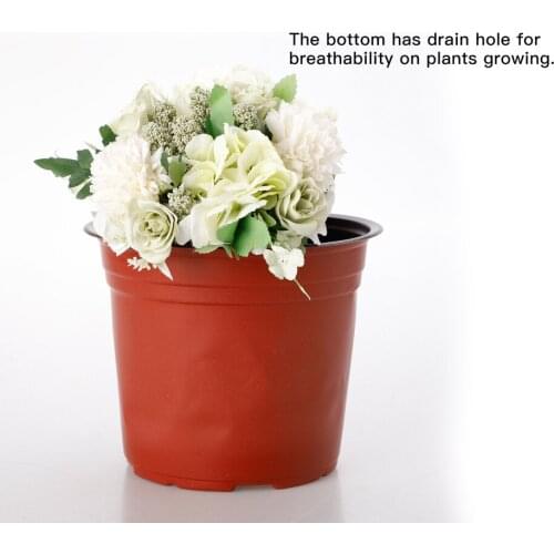 Nursery Seedlings Pot Vase Container Vases Greens For Succulent Plants Outdoor Cuttings Garden Decoration Plastic Flower Pots