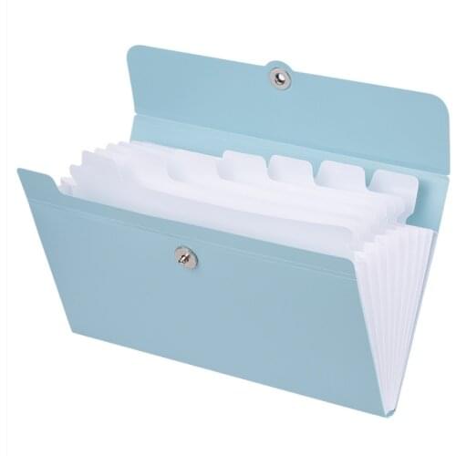 1pcs File Folder Organ box Bag multi-function Organizer storage Holder Office Document A5 Supplies Paper Folder finishing