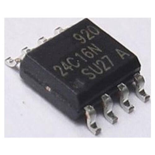 10PCS/LOT AT24C16 24C16BN 24C16 AT24C16N-10SU-2.7 SOP8 memory