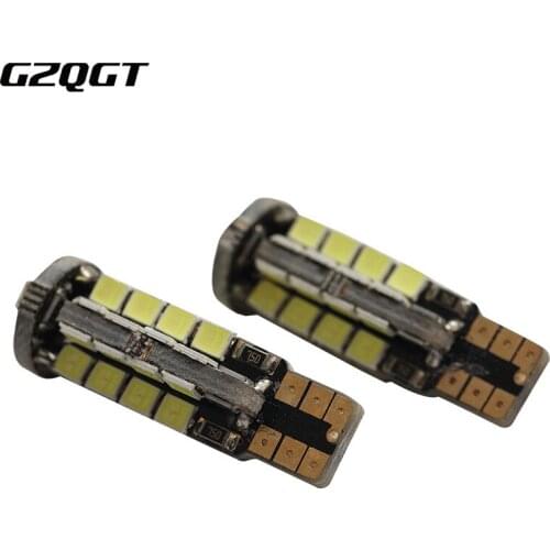 10x White 360 Degree T10 38SMD 2835 LED High Power Light Bulb W5W Parking Light 12V 6000K Car Accessories Wholesale