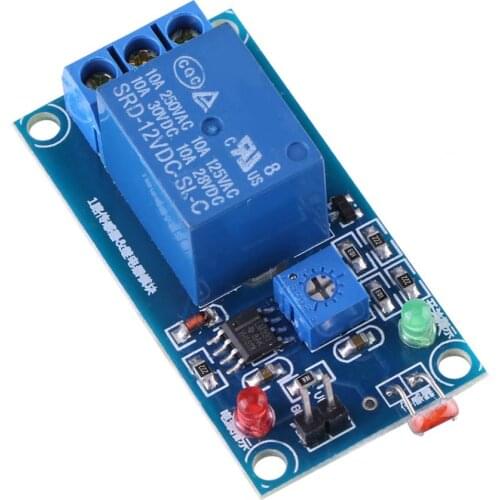 12V Stable LDR Photoresistor Relay Module Controler Light Sensor Switch Photosensitive Resistance Module