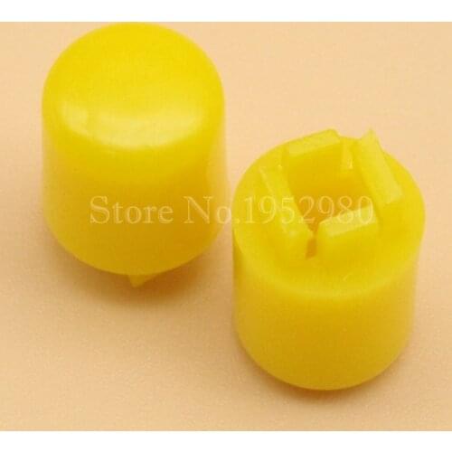 200PCS/LOT A21 Plastic Tactile Push Switch Button Caps Multicolor 8.9*9.8mm ( for 12*12*H7.3mm Tact Switch )