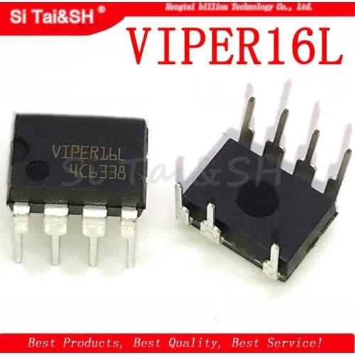 5pcs/lot VIPER16L VIPER16LN Switching management IC DIP-7 new original