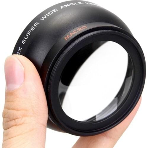 58MM 0.45x HD Wide Angle Lens with Macro Lens for Canon Nikon Sony Pentax 58MM Camera