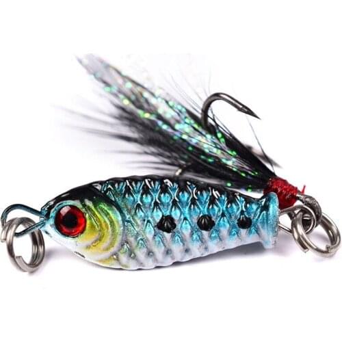 6.4g/2.5cm Fishing Lure Multi Jointed Hard Bait Crankbait Fishing Lures Set Wobbler Slow Sinking or Flaoting
