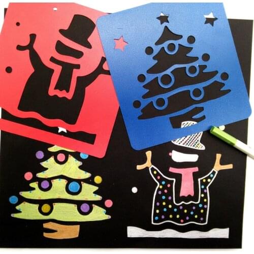 6pcs a set Painting template Stamps Children Toy Kids Seal For Scrapbooking Stamper Craft DIY Cartoon Stamper 2020 NEW