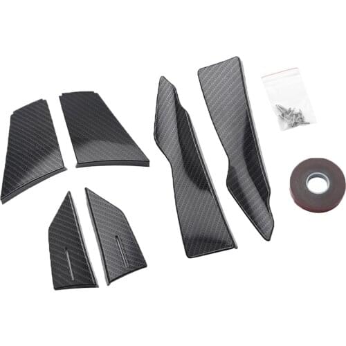 Car Detachable Exterior Accessories Front Bumper Spoiler Diffuser ABS for BMW 3 Series F80 M3 F82 M4 Coupe Glossy Black