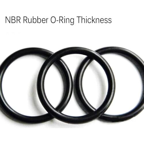 CS3.5mm line dia OD38/39/40/42/43/44/45/46/47mm outer dia NBR Nitrile rubber O-Ring seal o shape pipe tube fuel oil gasket