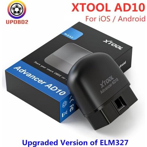 XTOOL Advance AD10 Auto Car Fault Code Reader OBD2 ELM327 Bluetooth-Compatible Diagnostic Scanner Tool Display For iOS/Android