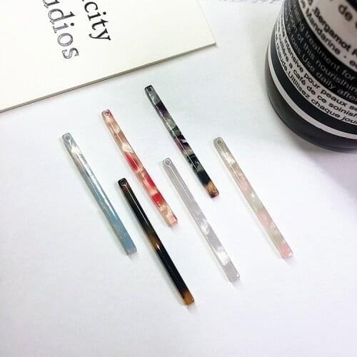 DIY handmade jewelry accessories imported acetate strip ear jewelry necklace pendant earrings earrings materials