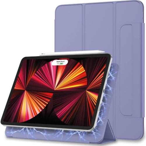 For iPad Air 4 Case iPad Pro 11 2020 2021 M1 Pro 12 9 Cover for iPad Air 10.9 2020 Cases Magnetic Smart Support Wireless Charger