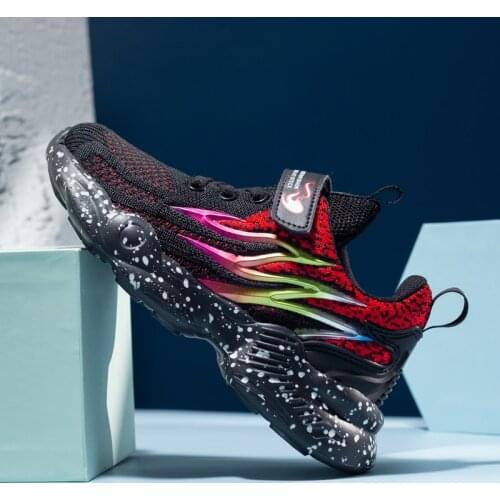 Breathable Kids Tenis Sneakers Boys Fashion Running Sports Shoes Children Mesh Walking Casual Shoes Lightweight Sneakers Girl